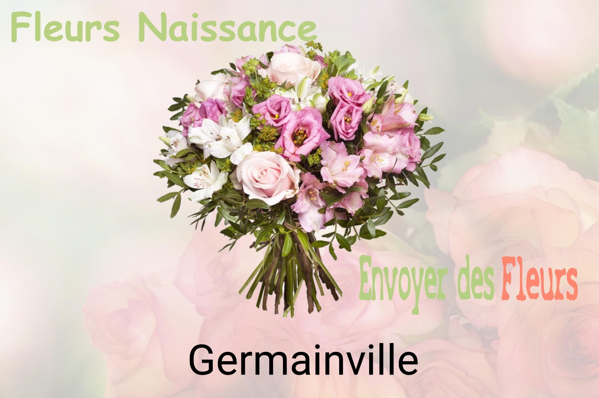 Bouquet de fleurs de naissance livré à Germainville